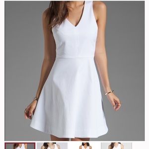 Joie Norton Fit and Flare dress, white, small